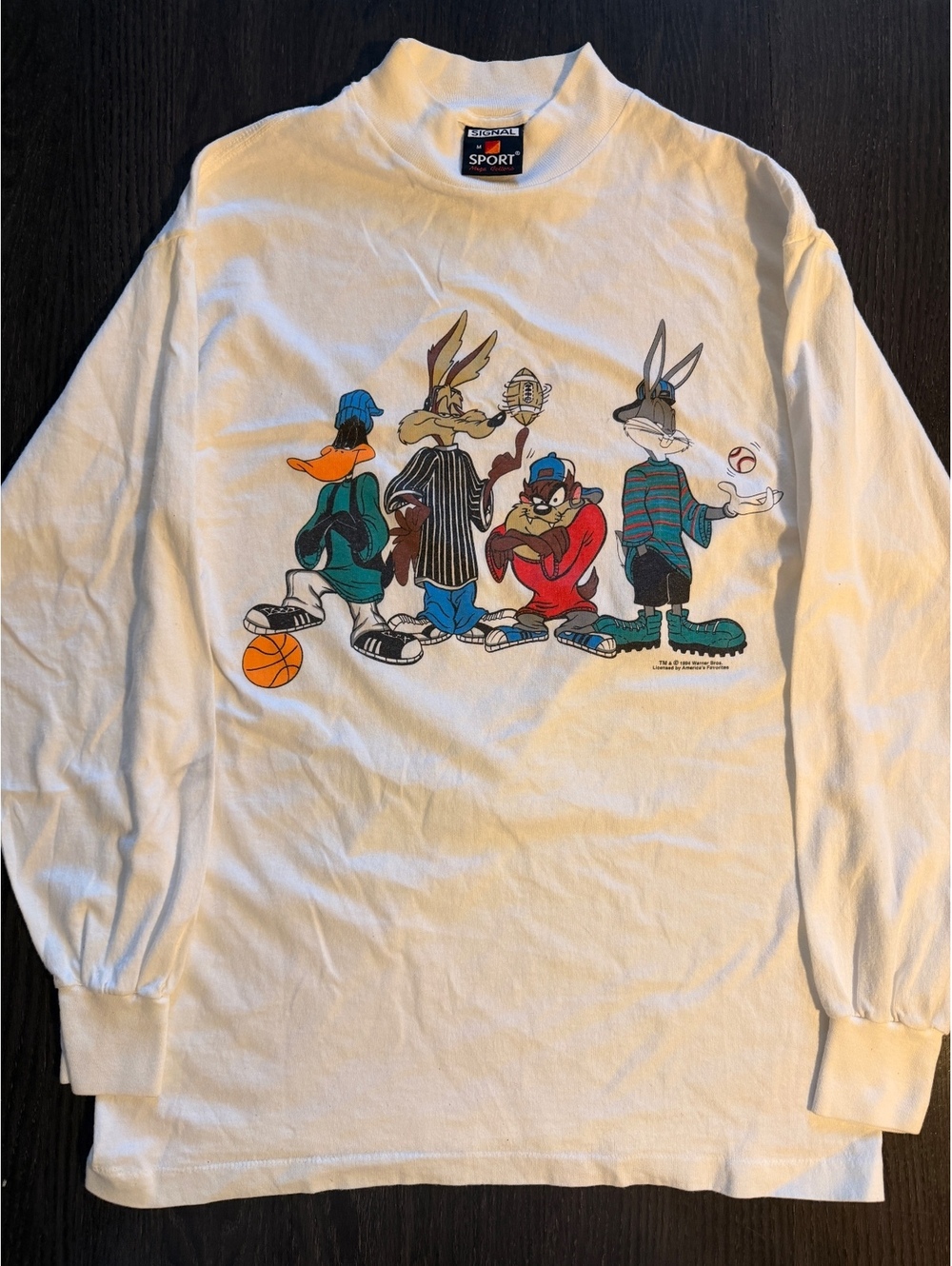 Vintage 1994 Looney Tunes Hip Hop Long Sleeve Tee